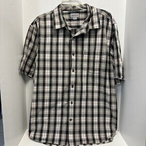 Carhartt Plaid Relaxed Fit Short Sleeve Shirt Size 2XL comfort